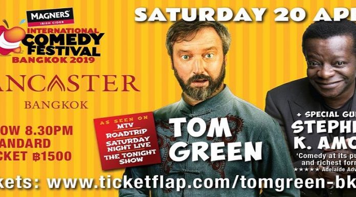 TOM GREEN & STEPHEN K AMOS – LIVE IN BKK