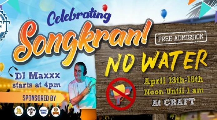 NO WATER SONGKRAN @ CRAFT