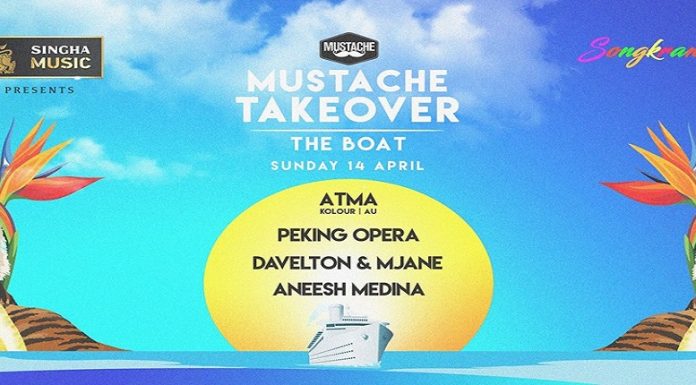 MUSTACHE TAKEOVER THE BOAT