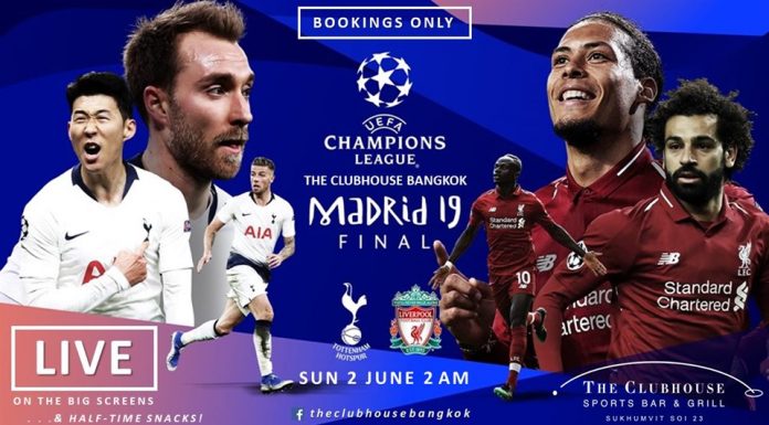 CHAMPIONS LEAGUE FINAL @ THE CLUBHOUSE BKK