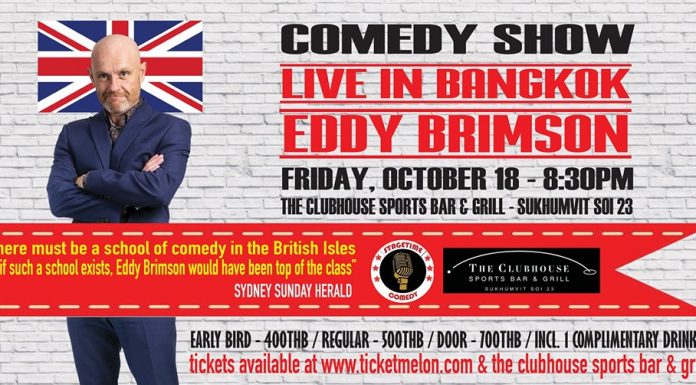 COMEDY SHOW: LIVE IN BKK – EDDY BRIMSON