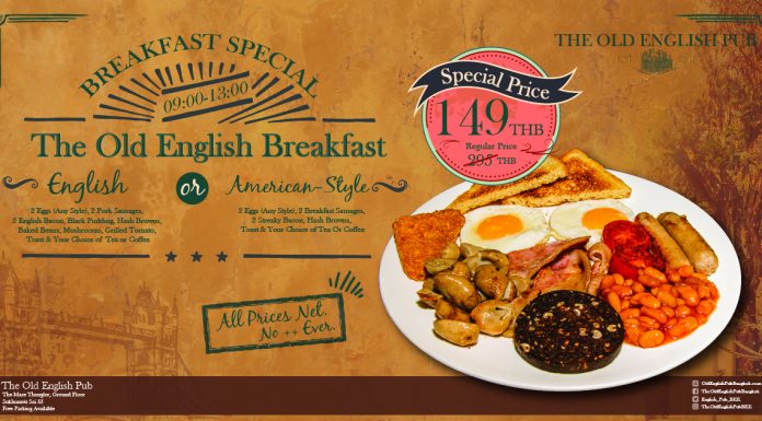 DAILY SPECIALS @ THE OLD ENGLISH PUB