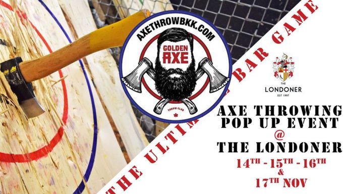 AXE THROWING POP UP @ THE LONDONER
