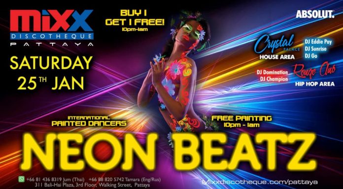 NEON BEATZ @ MIXX CLUB PATTAYA