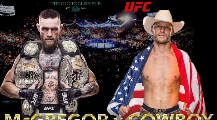 McGREGOR V COWBOY @ THE OLD ENGLISH PUB
