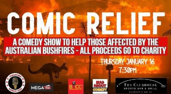 BUSHFIRE RELIEF COMEDY
