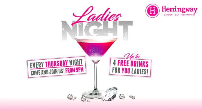 HEMINGWAY’S LADIES NIGHT