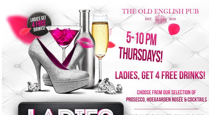 LADIES NIGHT @ THE OLD ENGLISH PUB