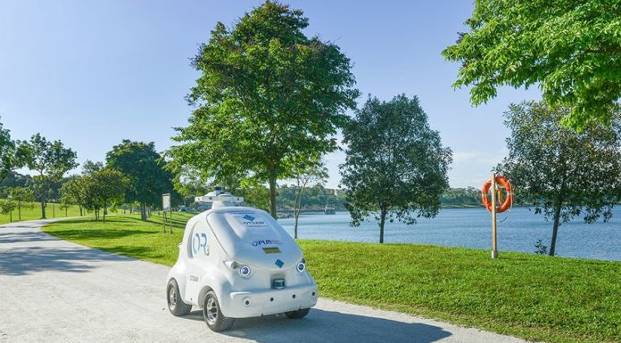 ROBOCOP WARNS PEOPLE TO STAY AT HOME.