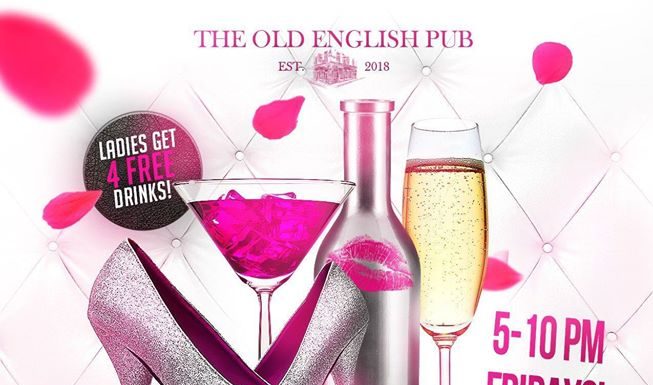 Ladies night back @ The Old English Pub