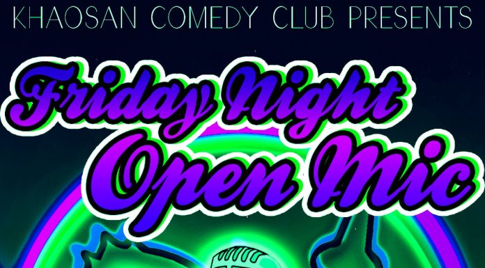 Khaosan Comedy Club Presents: Friday night open mic.