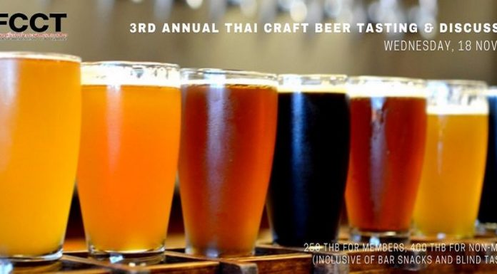 3rd Annual Thai Craft Beer Tasting & Discussion