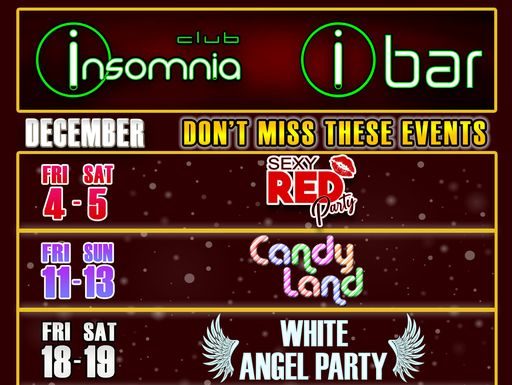December events @ Club Insomnia Pattaya