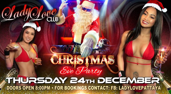 Xmas Eve Party at Lady Love Pattaya