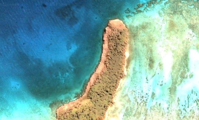 What on earth! Google enthusiast uncovers obscure manhood-shaped island in the middle of the Pacific Ocean