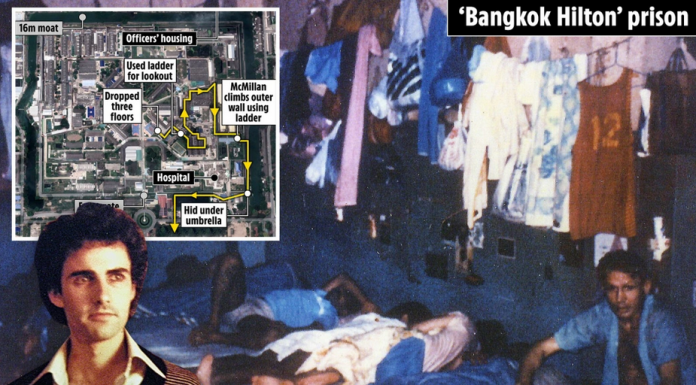 ESCAPE FROM HELL I escaped the world’s toughest prison the ‘Bangkok Hilton’ while facing execution using hacksaw, porn mag & an umbrella