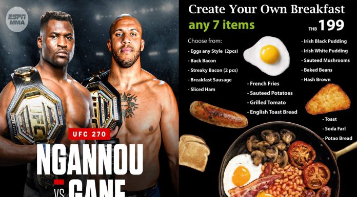 UFC 270: NGANNOU VS. GANE @ O’Shea’s, Bangkok