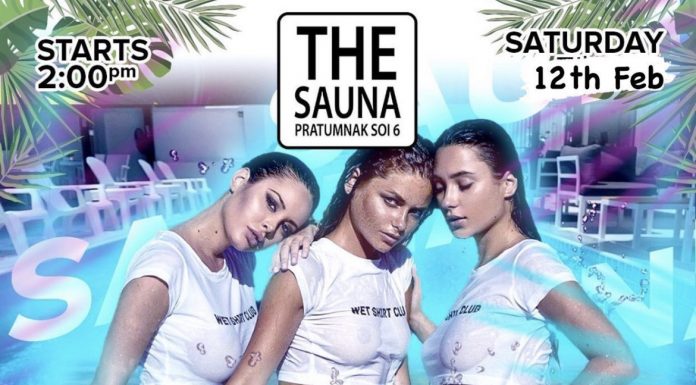 WET T-SHIRT COMPETITION @ THE SAUNA, PATTAYA