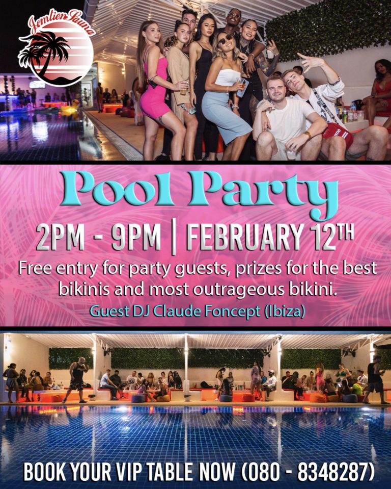 POOL PARTY @ JOMTIEN SAUNA -