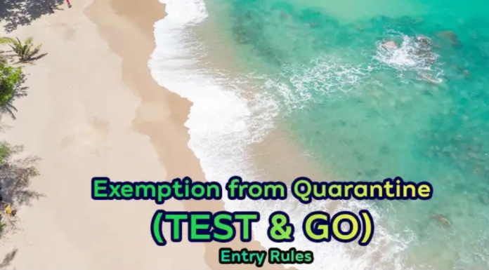UPDATED! TEST & GO rules from 1 March 2022
