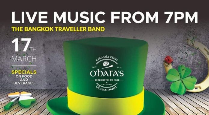 ST PATRICK’S @ O’HARA’S, PHUKET