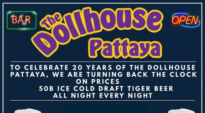 50 BAHT BEERS @ THE DOLLHOUSE PATTAYA