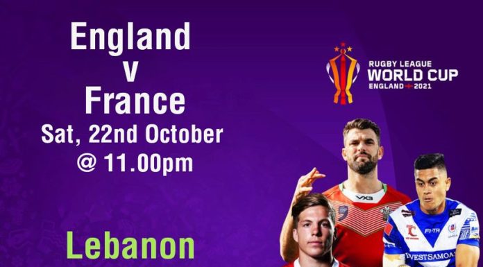 RUGBY LEAGUE WORLD CUP @ O’SHEA’S