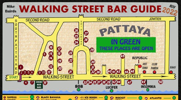 NOVEMBER PATTAYA UPDATED MAPS