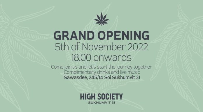 Grand Opening High Society Cannabis Club