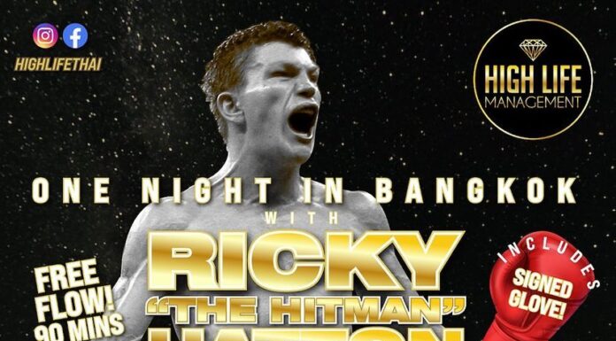 One Night in Bangkok with “Ricky The Hitman Hatton”