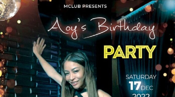 Aoy’s Birthday Party @ MClub Pattaya