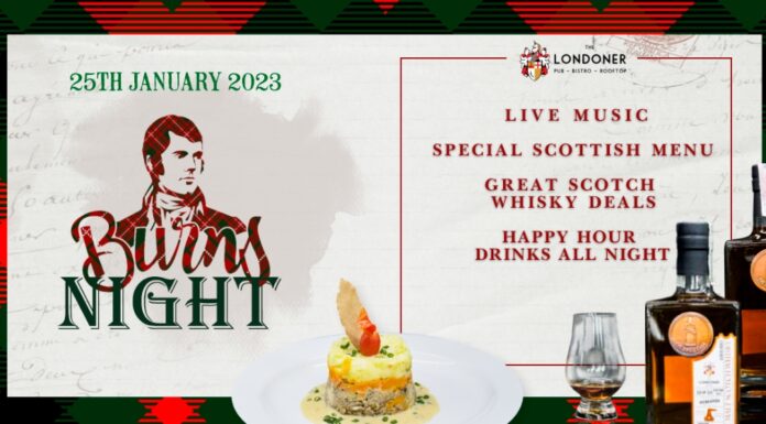 Burns Night Supper @ The Londoner Bangkok