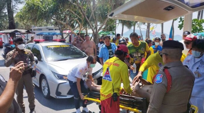 Intoxicated Foreign Tourist Caught After Trying to Steal Jet-ski From Patong Beach