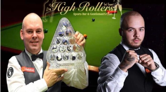 Two world-class snooker players @ High Rollers, Pattaya