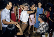 Having fun in a Bangkok nightclub in 1967