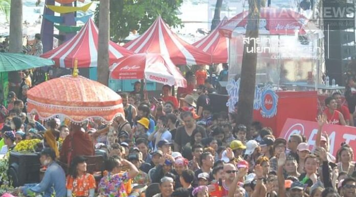Pattaya Mayor Says Songkran Is Fully On in Pattaya This Year, April 19th Expected Bigger Than Ever
