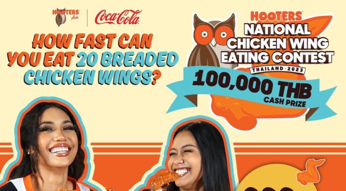 Hooters national chicken wing eating contest