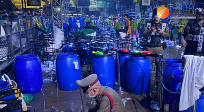 Four shot at a pub in Bangkok’s RCA nightlife district this morning