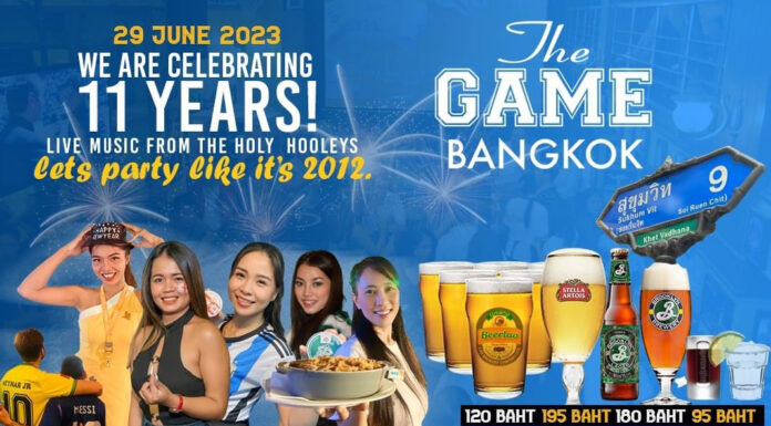 The Game, Bangkok, Eleventh Year Anniversary Celebration
