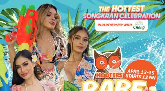Hooters Babe Splash Songkran