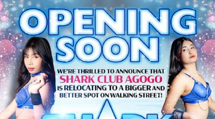 Shark Agogo is moving to a new location in Pattaya