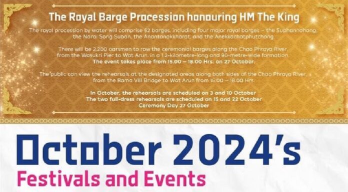 October 2024โs Festivals and Events in Thailand