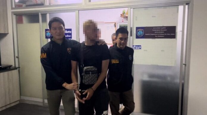 British Man Arrested in Pattaya for Trespassing and Visa Overstay While Heavily Intoxicated by Cannabis