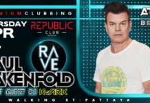 Legendary trance DJ Paul Oakenfold to perform at Republic Club, Pattaya