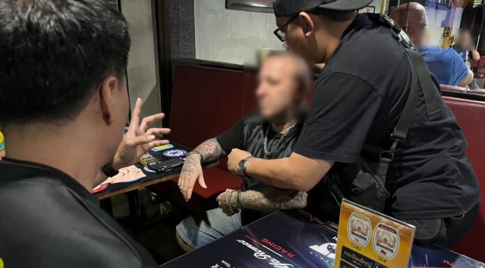 German Man Arrested in Pattaya for Alleged Cocaine Distribution; Nearly 500,000 Baht in Drugs Seized