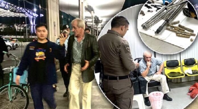 Latvian Man Arrested at Bangkok Airport with 3kg of Heroin Hidden in Stretcher Tubes