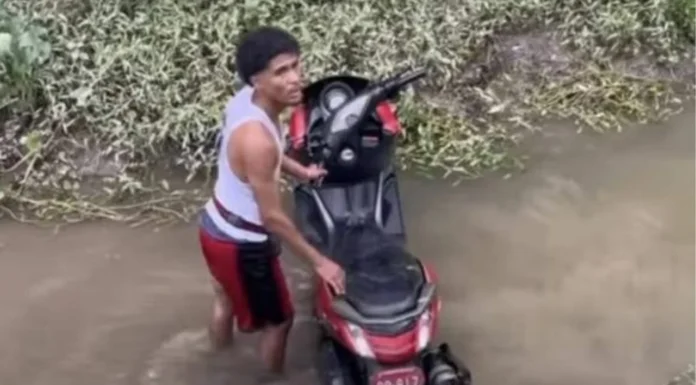 British Tourist Rescued After Motorbike Plunges into Canal in Patong