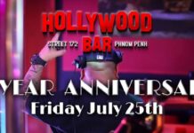 Hollywood Bar Turns One – Celebrate with Us in Phnom Penh’s Nightlife Heart!