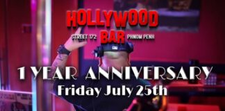 Hollywood Bar Turns One – Celebrate with Us in Phnom Penh’s Nightlife Heart!