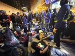 Undercover Police Arrest 8 Nigerian Men In Major Bangkok Drug Bust in Nana Area